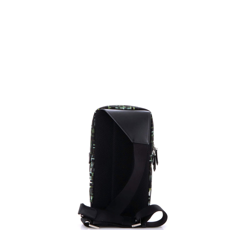 Front Pocket Sling Bag Camouflage Zucca