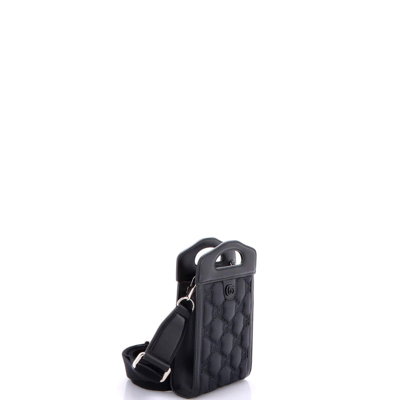 Top Handle Crossbody Bag Gg Embossed