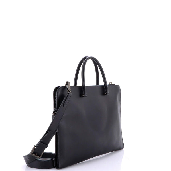 Convertible Slim Briefcase Leather