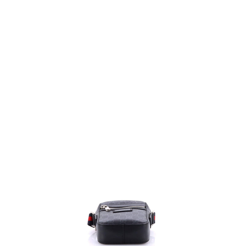 Web Strap Front Zip Messenger Bag Gg