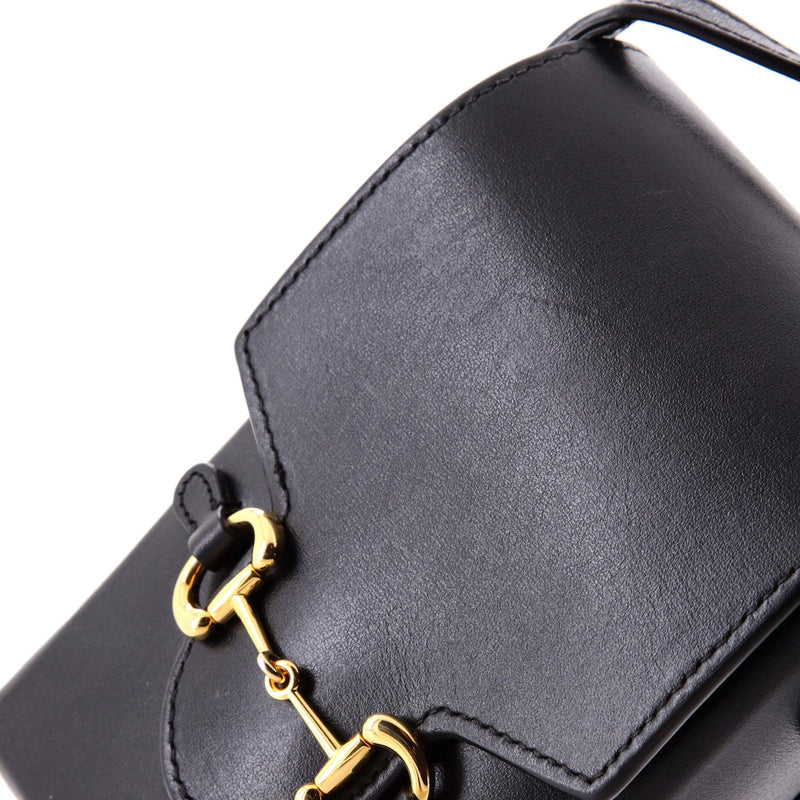 Horsebit Crossbody Bag Leather Mini