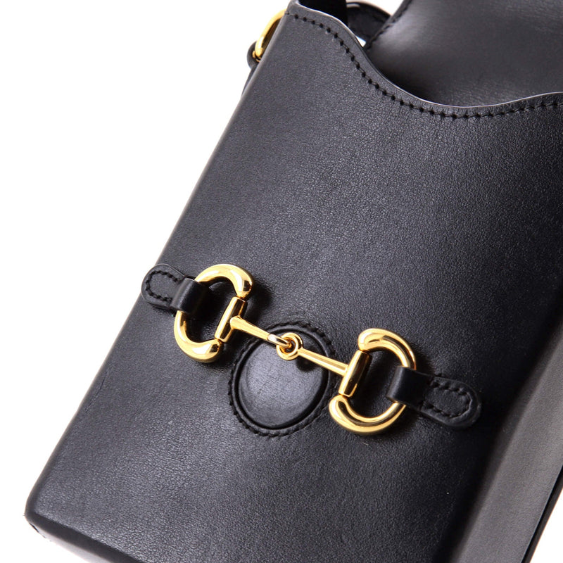 Horsebit Crossbody Bag Leather Mini