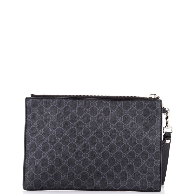 Night Courrier Pouch Gg Coated Canvas
