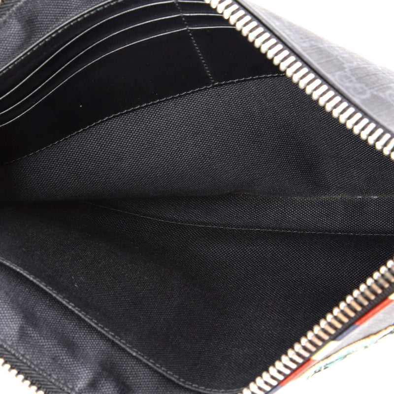 Night Courrier Pouch Gg Coated Canvas