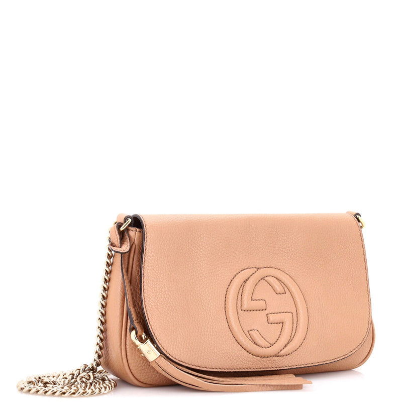Soho Chain Crossbody Bag Leather Medium