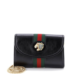 Rajah Web Chain Shoulder Bag Leather