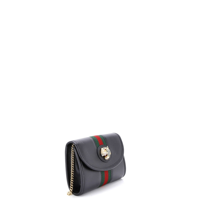 Rajah Web Chain Shoulder Bag Leather