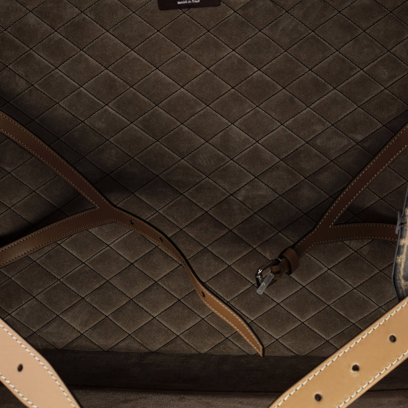 Ff Belted Top Handle Suitcase Zucca