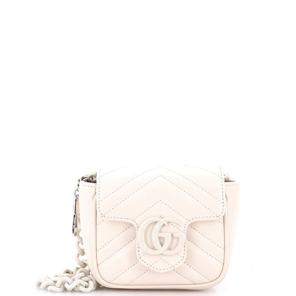 Gg Marmont Flap Belt Bag Matelasse