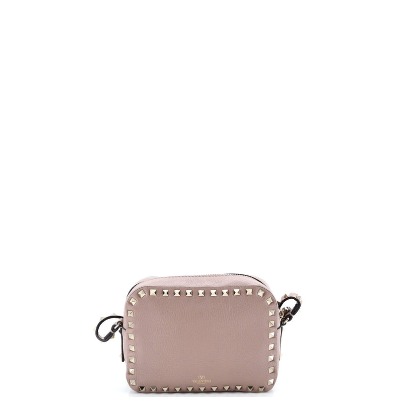 Rockstud Camera Crossbody Bag Leather