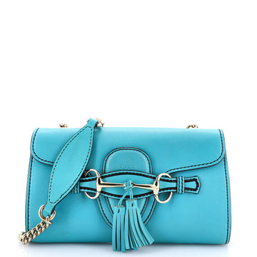 Emily Chain Flap Bag Leather Small