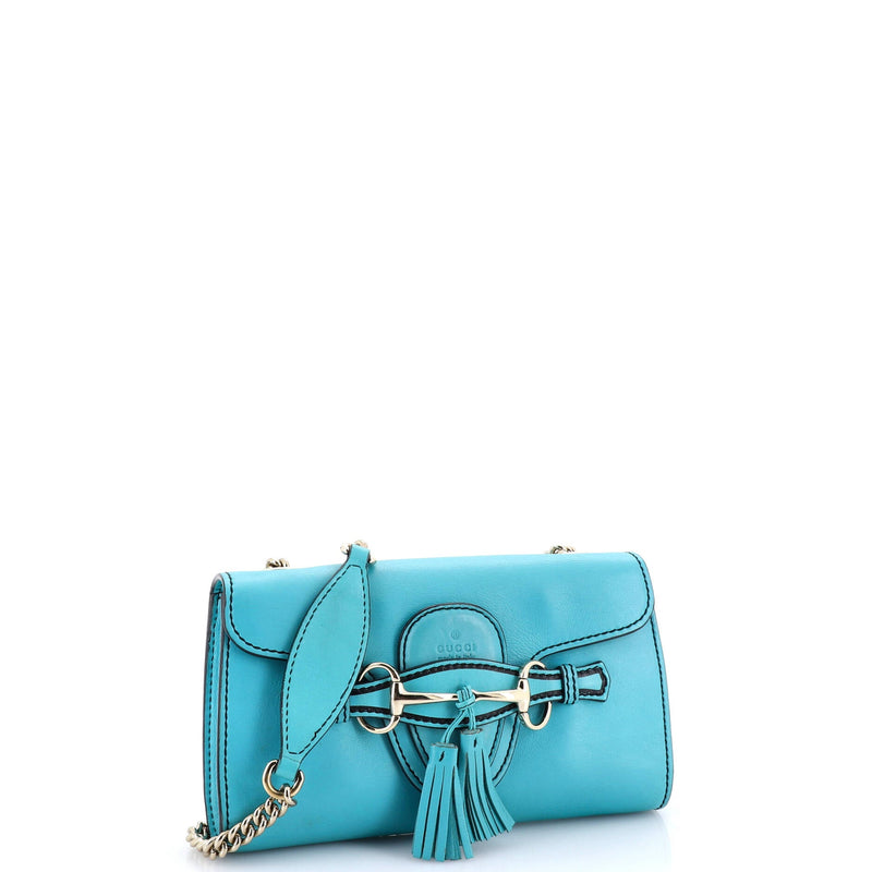Emily Chain Flap Bag Leather Small