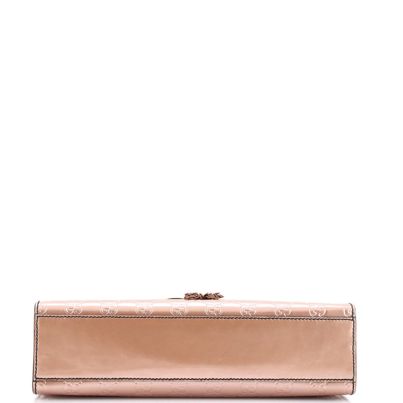 Emily Chain Flap Bag Guccissima Patent
