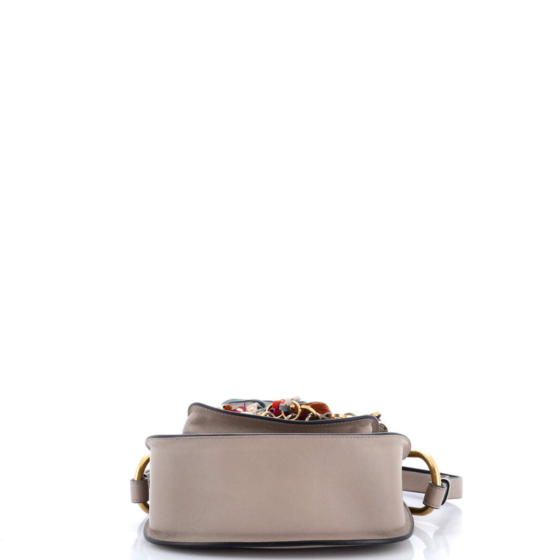 Multicolor Fringe Hudson Bag Leather
