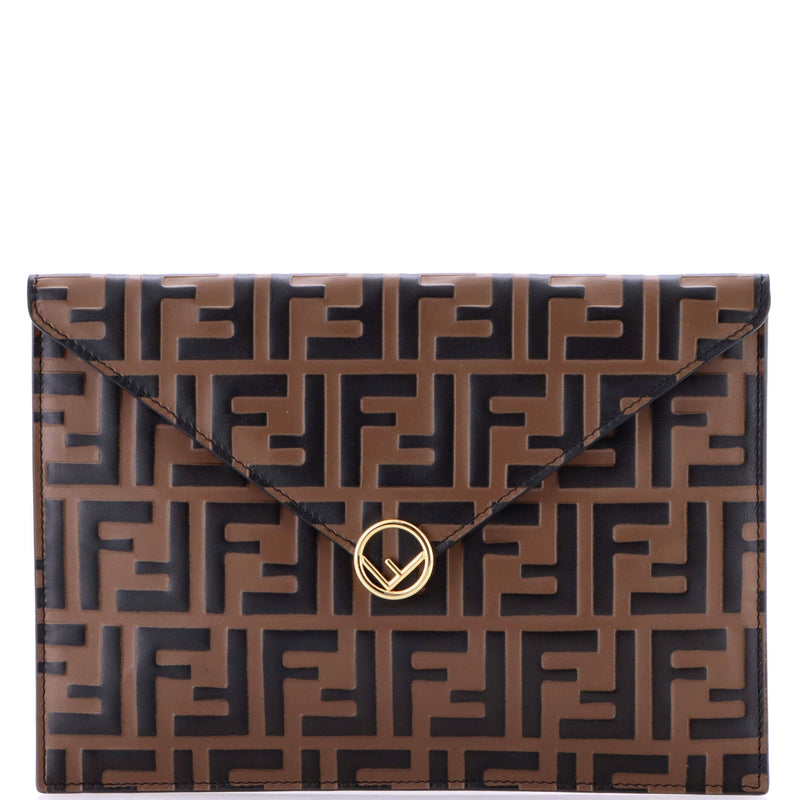 F Is Fendi Envelope Flat Pouch Zucca