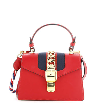 Sylvie Top Handle Bag Leather Mini