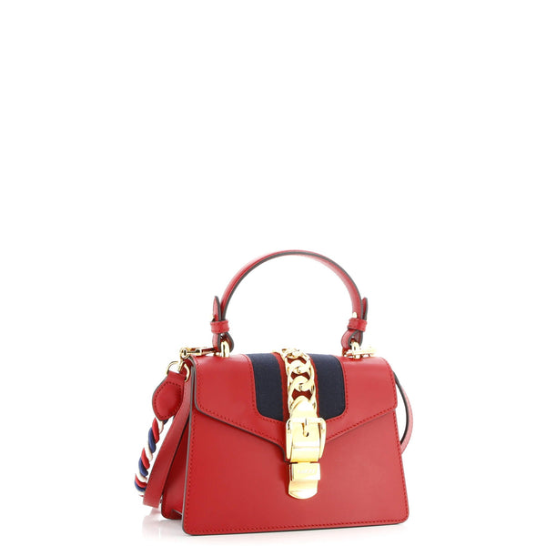 Sylvie Top Handle Bag Leather Mini