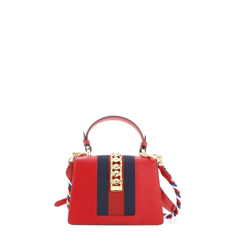 Sylvie Top Handle Bag Leather Mini