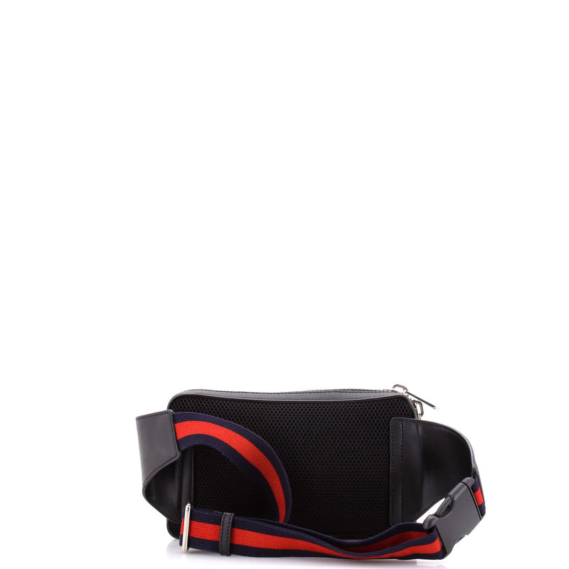 Soft Zip Belt Bag Gg Coated Canvas Small