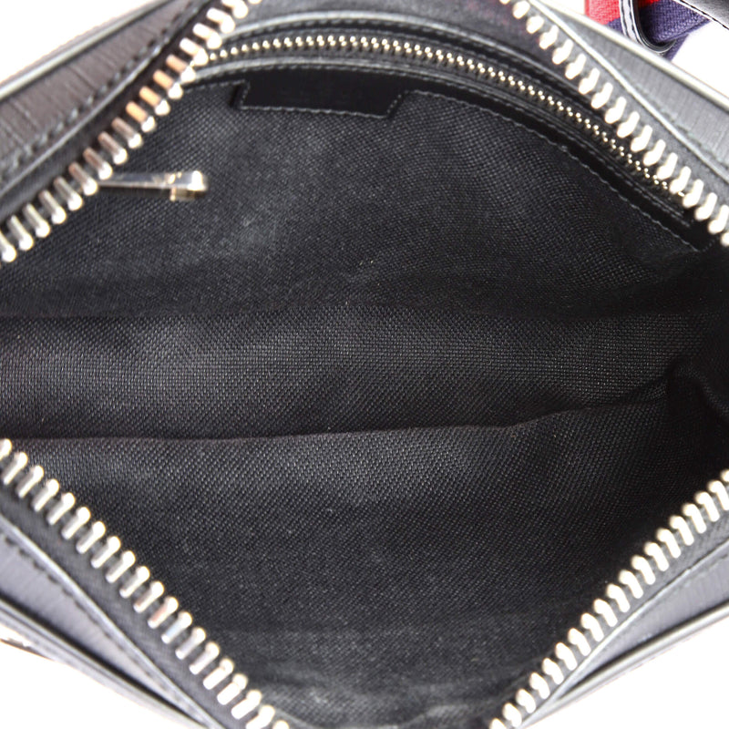 Soft Zip Belt Bag Gg Coated Canvas Small