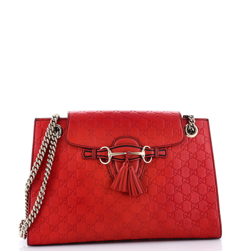 Emily Chain Flap Shoulder Bag Guccissima