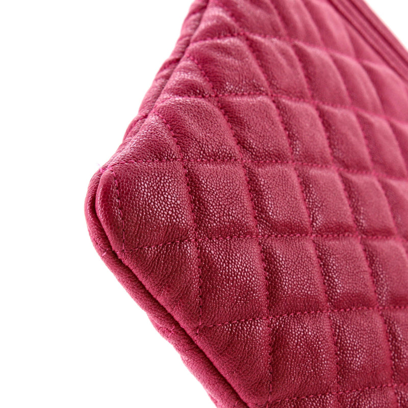 Boy O Case Clutch Quilted Caviar Medium