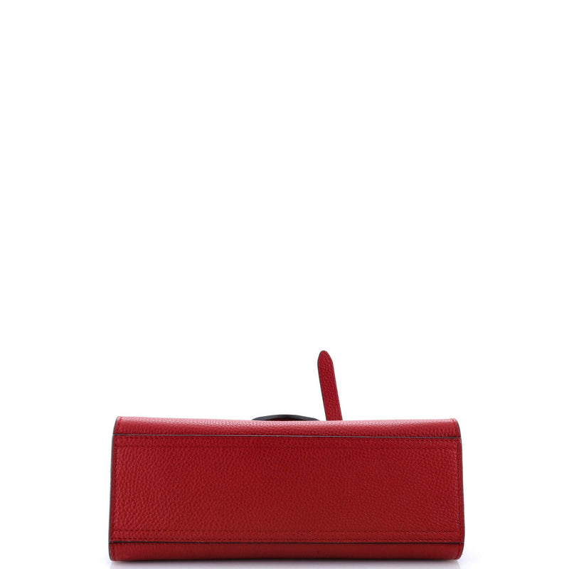 Gg Marmont Top Handle Bag Leather Mini