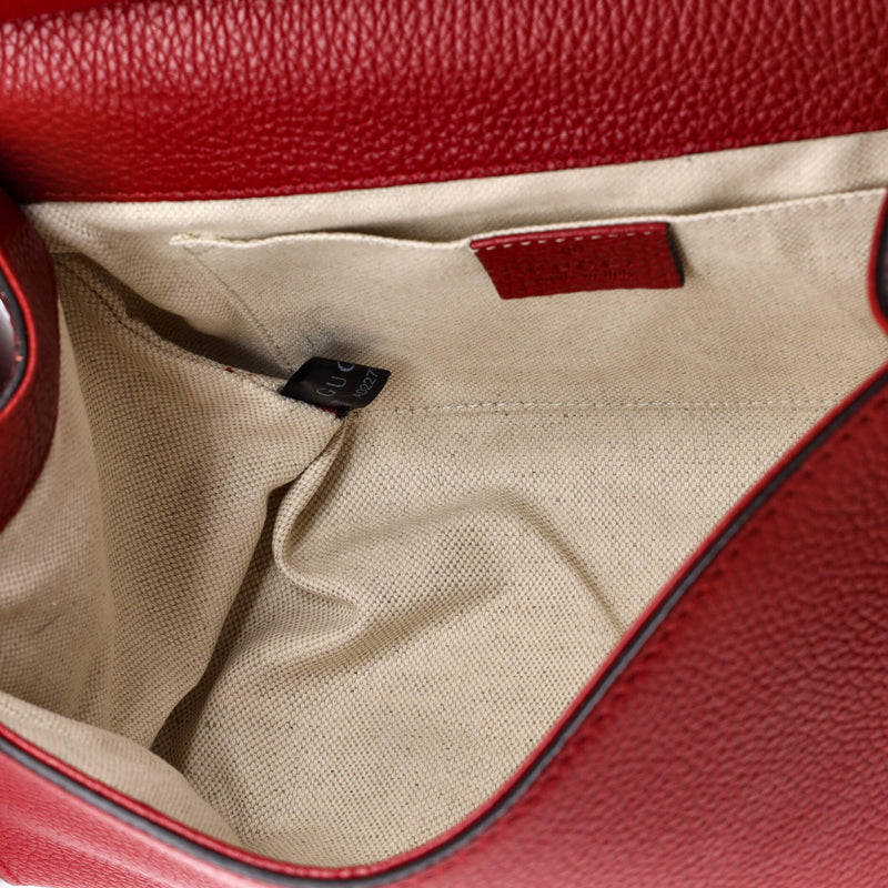 Gg Marmont Top Handle Bag Leather Mini