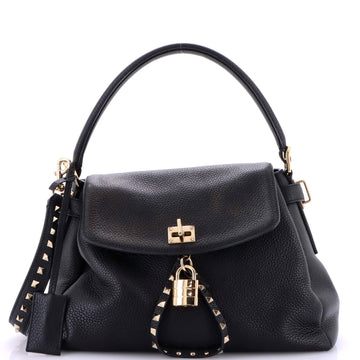 Twiny Convertible Top Handle Bag Leather