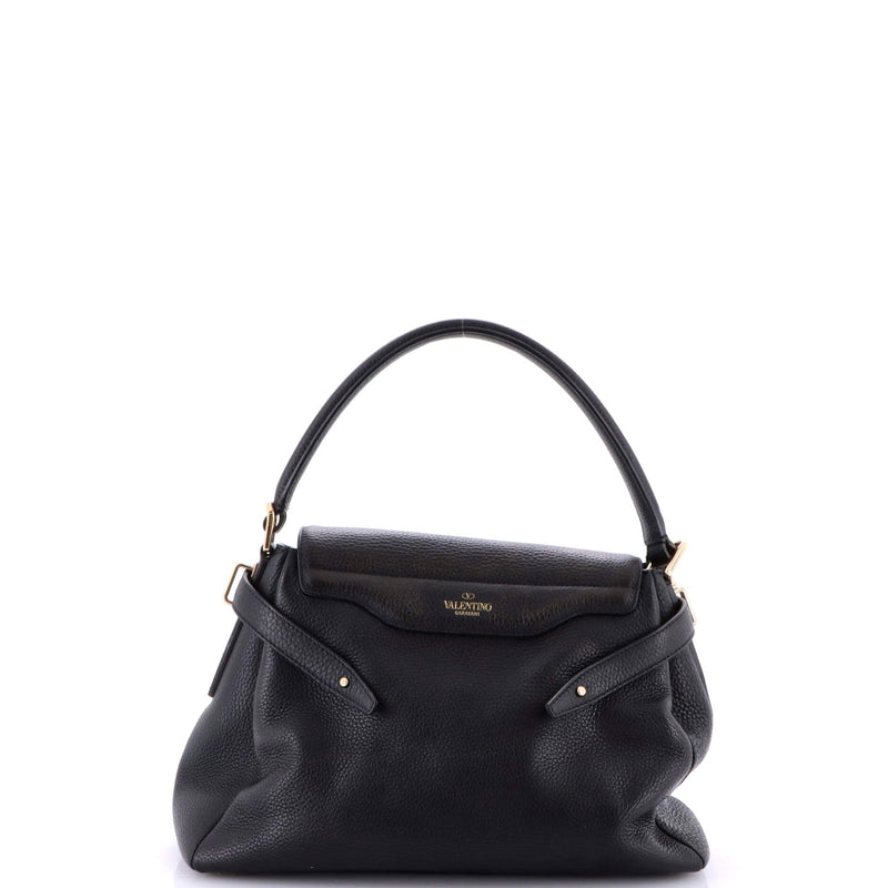 Twiny Convertible Top Handle Bag Leather
