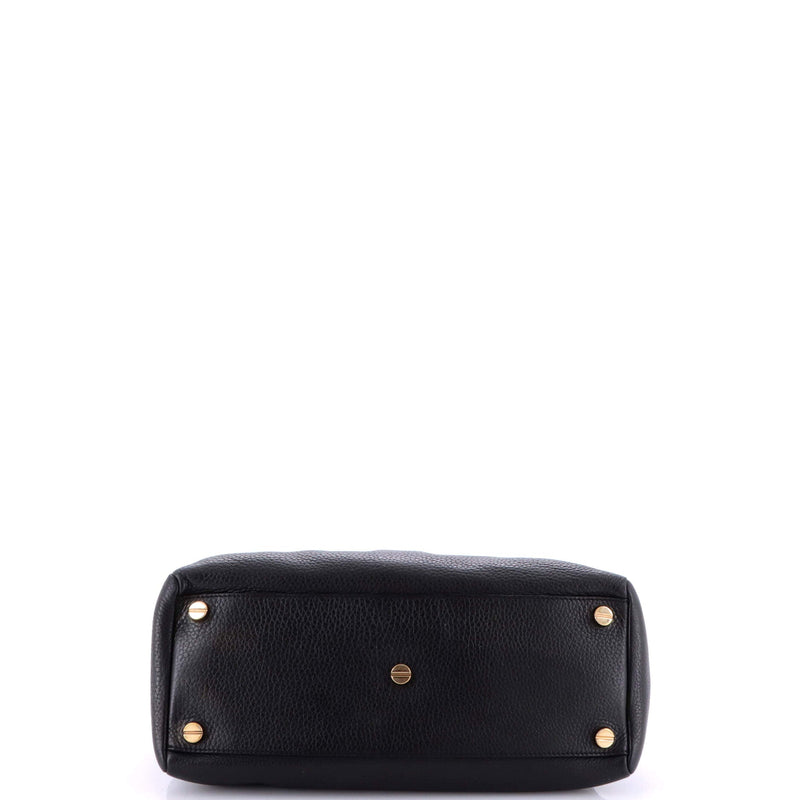 Twiny Convertible Top Handle Bag Leather