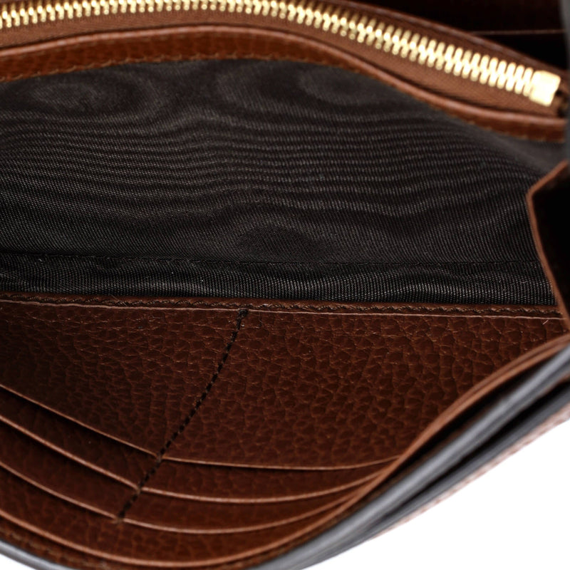Jackie Continental Chain Wallet Gg Denim