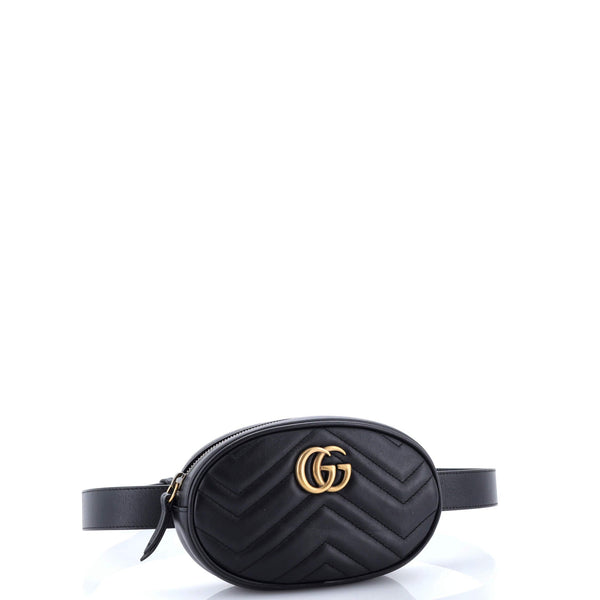Gg Marmont Belt Bag Matelasse Leather