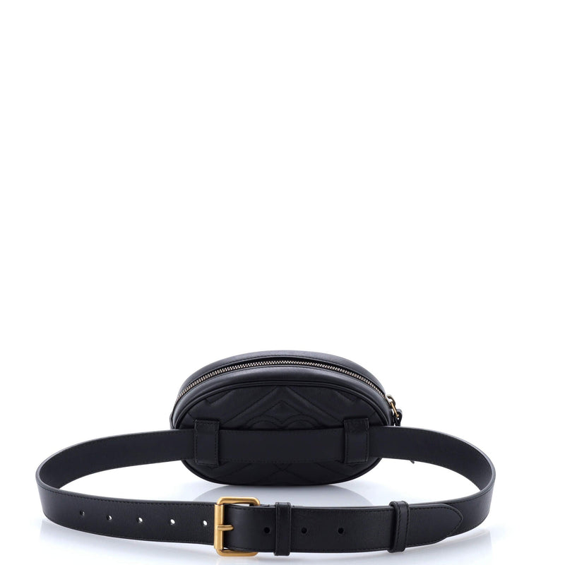 Gg Marmont Belt Bag Matelasse Leather