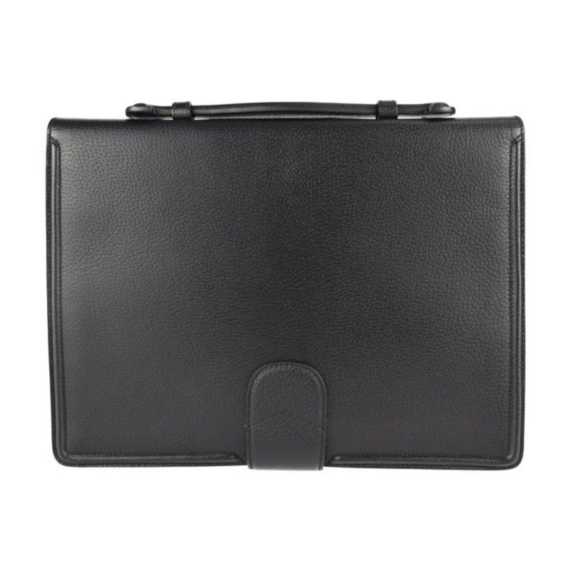Animalier Lock Flap Briefcase Leather