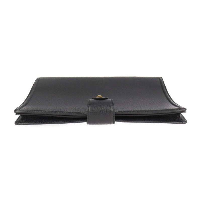 Animalier Lock Flap Briefcase Leather