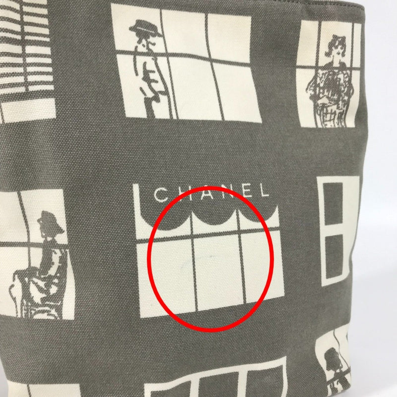 Coco Window Tote Printed Canvas Large
