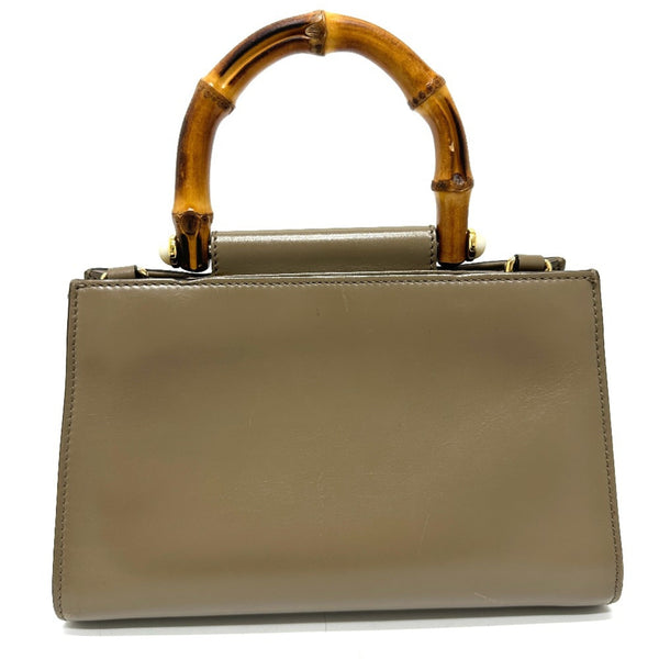 Nymphaea Top Handle Bag Leather Mini