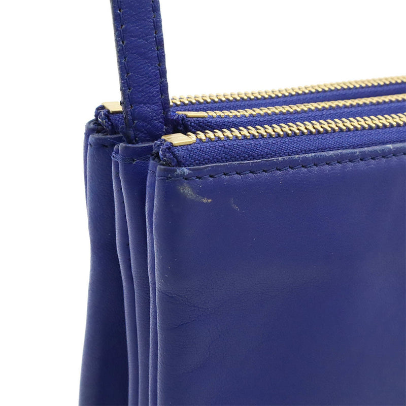 Trio Crossbody Bag Leather Large