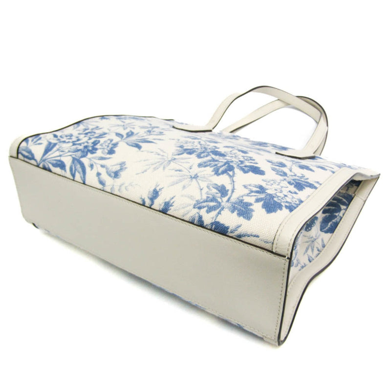 Gg Ribbon Tote Coated Printed Canvas