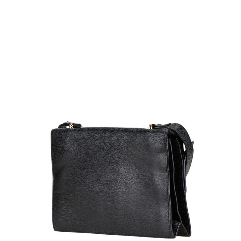 Zumi Flap Shoulder Bag Leather Small
