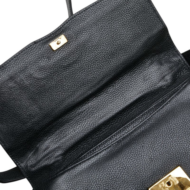 Zumi Flap Shoulder Bag Leather Small