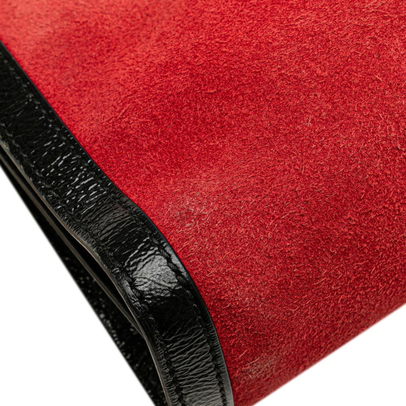 Ophidia Chain Shoulder Bag Suede Small
