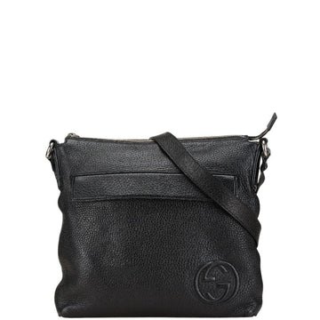 Soho Front Pocket Messenger Bag Leather