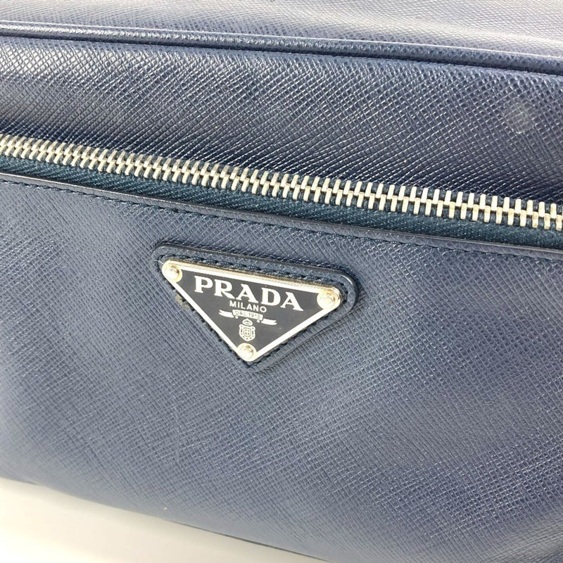 Zip Waist Bag Saffiano Leather Small