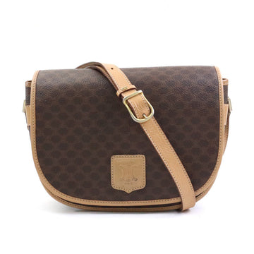 Vintage Saddle Flap Shoulder Bag Macadam