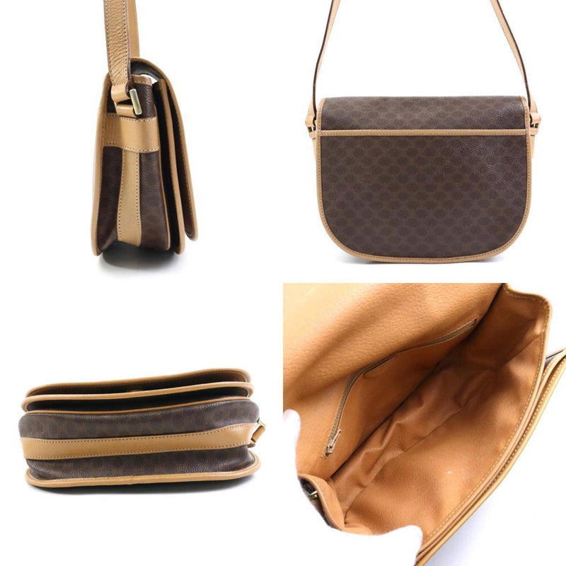 Vintage Saddle Flap Shoulder Bag Macadam