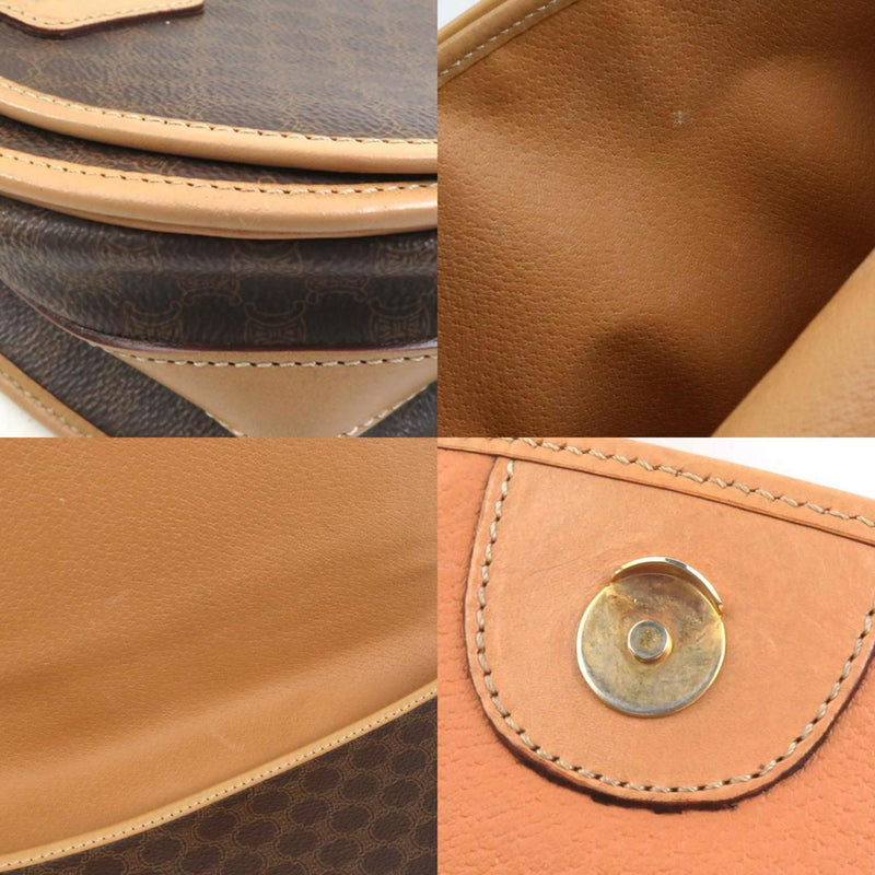 Vintage Saddle Flap Shoulder Bag Macadam