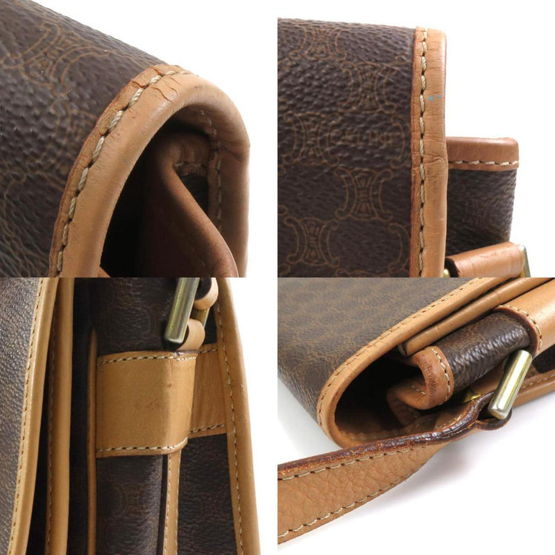 Vintage Saddle Flap Shoulder Bag Macadam