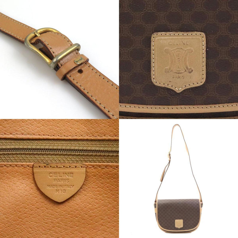 Vintage Saddle Flap Shoulder Bag Macadam